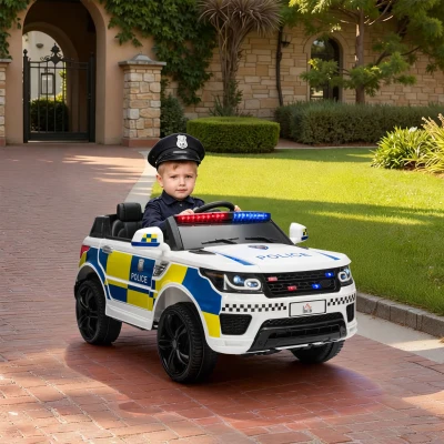Masina Politie Copii 12V – Telecomanda, Lumini & Sirena