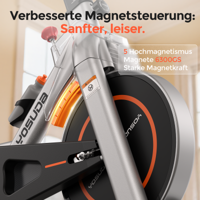 Vélo d'appartement, noir