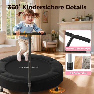 Trampolino per bambini, Nero