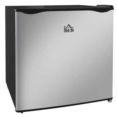 HOMCOM Mini Congelatore da 35L con Ripiano Rimovibile Argento