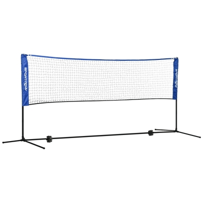 SPORTNOW Filet Badminton Portable Hauteur Ajustable + Sac