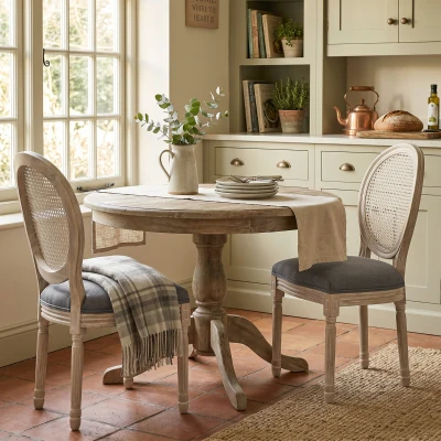 HOMCOM Sedia da pranzo 49x56x96cm Gris