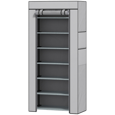 Pantofar pentru intrare cu 7 niveluri pentru 21 perechi, 60x30x126 cm