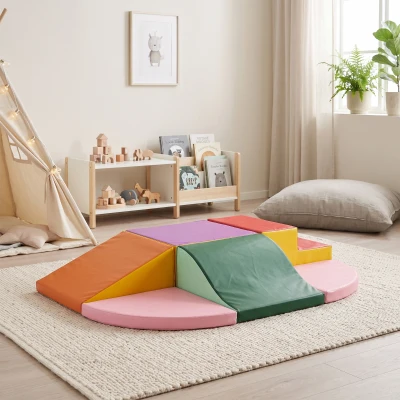 HOMCOM Blocs de Construction XXL Enfants Mousse EPE Normes EN71