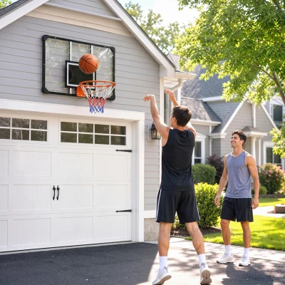 SPORTNOW Canasta de Baloncesto de Pared con Red Diámetro de 45 cm y Marco de Acero para Interior y Exterior 113x61x73 cm Negro