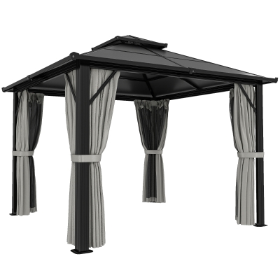 Gazebo 300L x 300W x 263H cm Grey