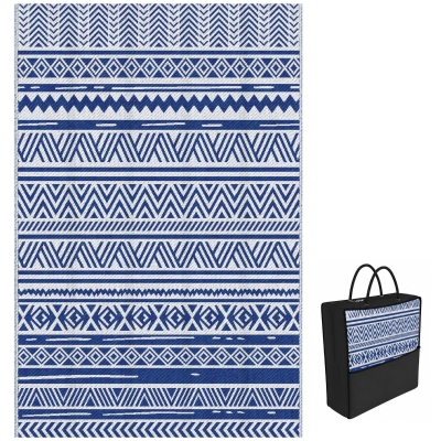 Outsunny Tapis Extérieur Réversible 2,74x1,82m PP