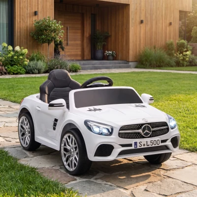 AIYAPLAY Voiture Électrique Enfant Mercedes SL500 12V Blanc
