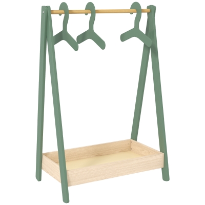 Kids Clothes Hanger 65L x 42W x 98.5Hcm Green