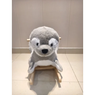 AIYAPLAY Baby Rocking Horse Seal with Sounds & Belt for Toddlers