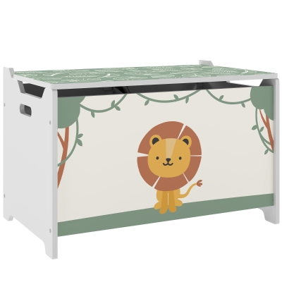 AIYAPLAY Coffre à Jouets Enfant Vert 60x37x39 cm