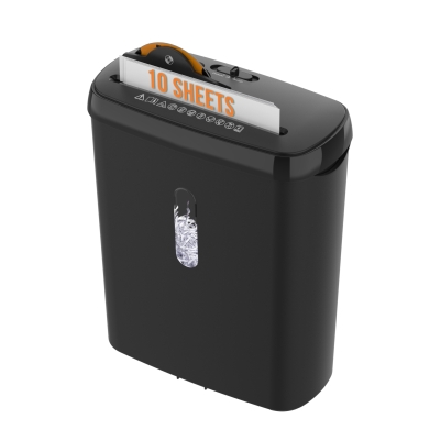 Efficient Paper Shredder with 3.17-Gallon Basket and P-2 Security Level, 31L x 16W x 38H cm, Black