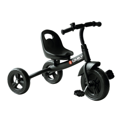 HOMCOM Kids Trike 3-Wheel Ride-On Bike Black 1.5-4 Years