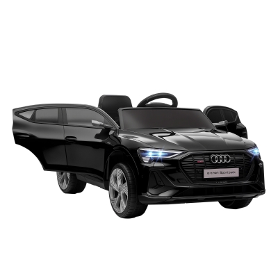 HOMCOM Audi E-tron 12V Kids Ride On Car Black 3-5 Years