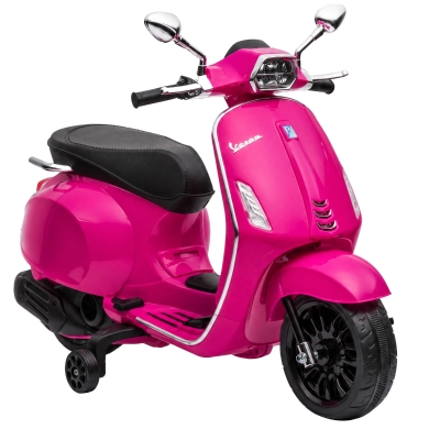 AIYAPLAY Scooter Électrique Enfant 6V MP3 USB Phare - Rose