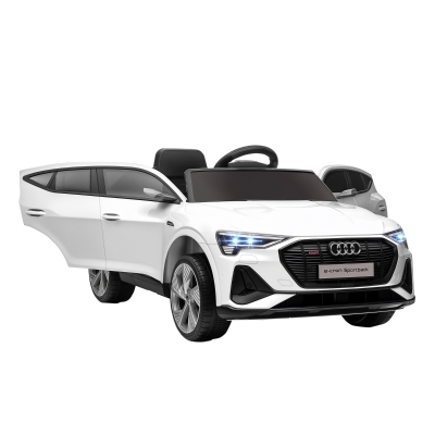 HOMCOM 12V Kids Electric Ride-On Car Remote Control White