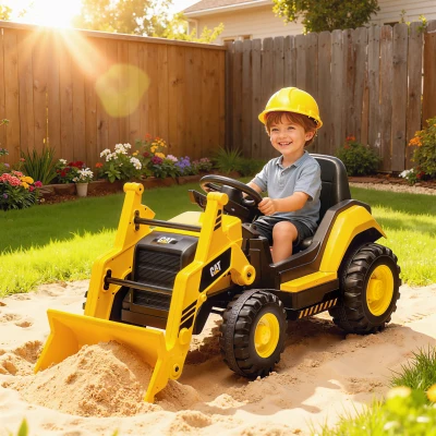 AIYAPLAY Ruspa per Bambini 3-6 Anni Caterpillar con Telecomando