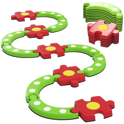 AIYAPLAY Kids Balance Beam Stepping Stones Set Green