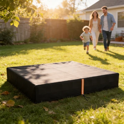 AIYAPLAY Square Sandbox Cover Waterproof UV Protection