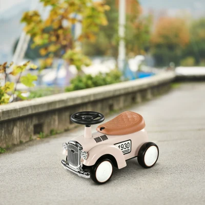 AIYAPLAY Porteur Enfant Vintage Blanc Crème 12-36 Mois