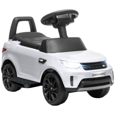 AIYAPLAY Auto per Bambini Land Rover Elettrica e a Spinta Bianco