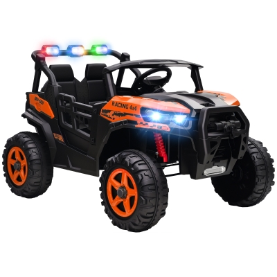 AIYAPLAY 24V 2-Seater Electric Ride-On Car Kids Orange