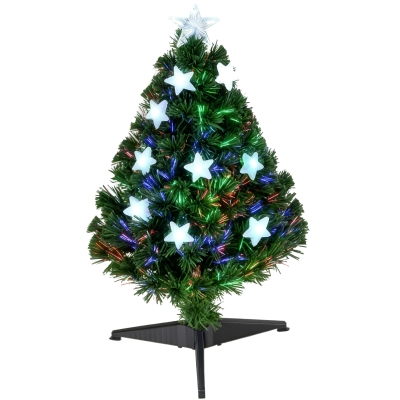 HOMCOM Albero di natale 45cm x 45cm x 90cm Verde