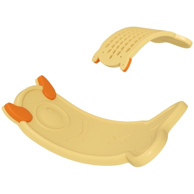 kids balance board 62L x 40W x 17Hcm Yellow