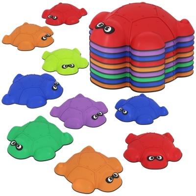 Balance Stepping Stones 8.5H x 32L x 31Wcm Multicoloured