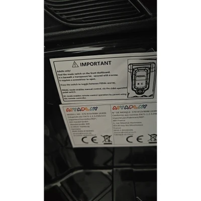 AIYAPLAY Coche Eléctrico para Niños Audi R8 Spyder 12 V con Mando 2,4G 2 Motores Arranque Suave y Suspensión Trasera Blanco