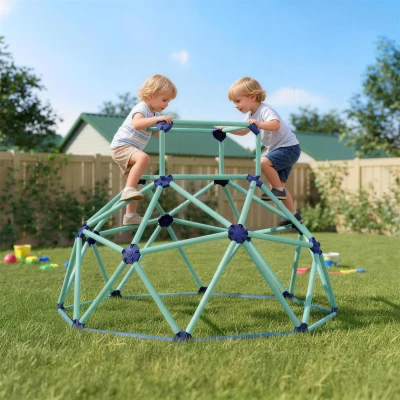 AIYAPLAY Klimkoepel Ø182,5 cm UV-bestendig, waterdicht klimkoepel voor kinderen tot 90 kg, voor 3-8 jaar kunststof blauw