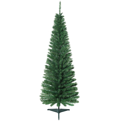 HOMCOM Albero di natale 50cm x 50cm x 150cm Verde