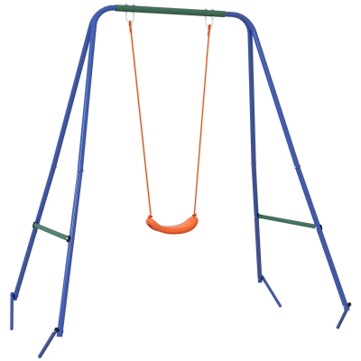 Outsunny Altalena da Giardino 2 in 1 per Bambini da 6 Mesi-8 Anni