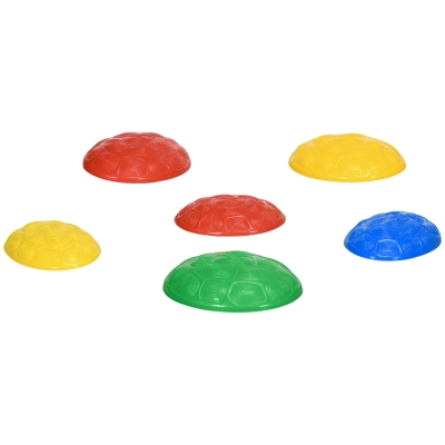 ZONEKIZ Kids Stepping Stones Set with Non-Slip Mats