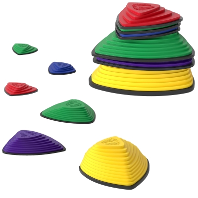 AIYAPLAY 6-Piece Stepping Stones Kids Obstacle Course Outdoor