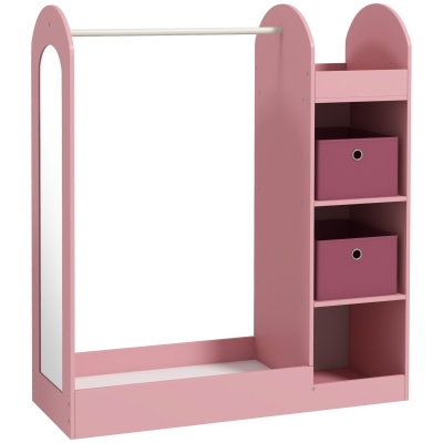 kids wardrobe 92L x 36W x 106Hcm Pink