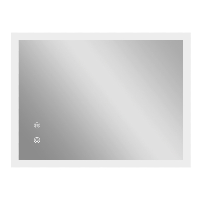 kleankin Specchio Bagno LED a 3 Colori in Vetro e Metallo
