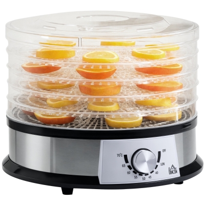 HOMCOM Five-Tray Food Dehydrator 40-70℃