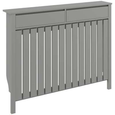 HOMCOM Radiator Cover Modern 93x119cm Grey