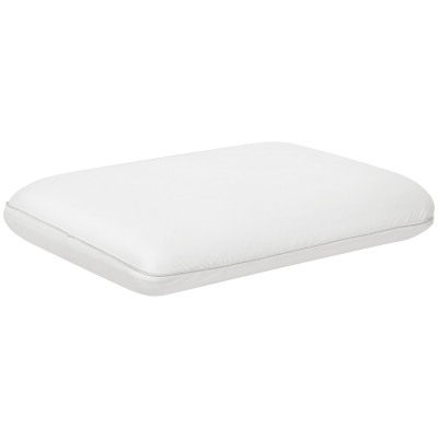 HOMCOM Memory Schaum Kissen Kopfkissen, Nackenstützkissen mit abnehmbarem Bezug Ergonomische 60 x 40 cm, Cremeweiß