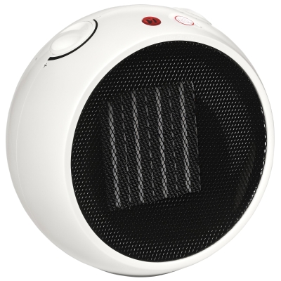 HOMCOM Ceramic Electric Heater 900W/1500W Adjustable Temperature