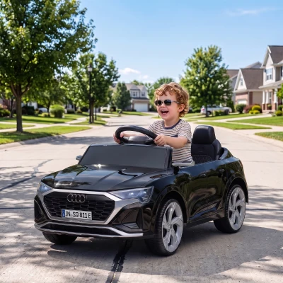 AIYAPLAY Audi Q8 Ride On Car Remote Control Black