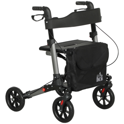 Rollator Walker 67W x 65D x 94.5Hcm Silver