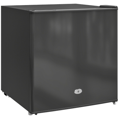 HOMCOM 35L Mini Freezer, Adjustable Temperature - Black