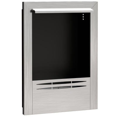 Ethanol Fireplace 48W x 18D x 59Hcm Silver
