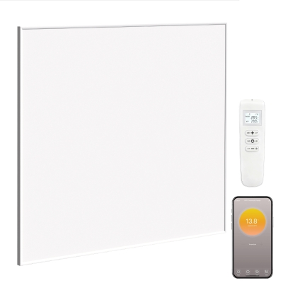 HOMCOM Smart Infrared Wall-Mounted Heater 520W White