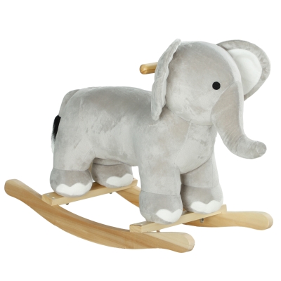 AIYAPLAY Cavallo a Dondolo a Elefante Bambini 2-4 Anni e Suoni