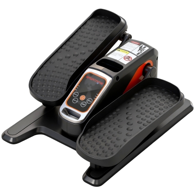 SPORTNOW Mini Elliptique Électrique 12 Vitesses Télécommande Noir