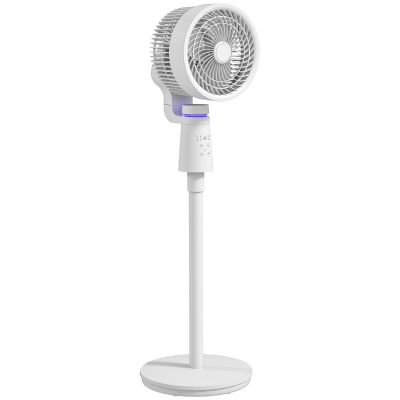 HOMCOM Standventilator Luftzirkulator Lüfter mit 3 Geschwindigkeitsstufen Fernbedienung Timer 70°+90° Oszillation