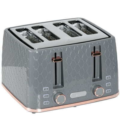 Toaster 29.3L x 27.6W x 18.9Hcm Grey